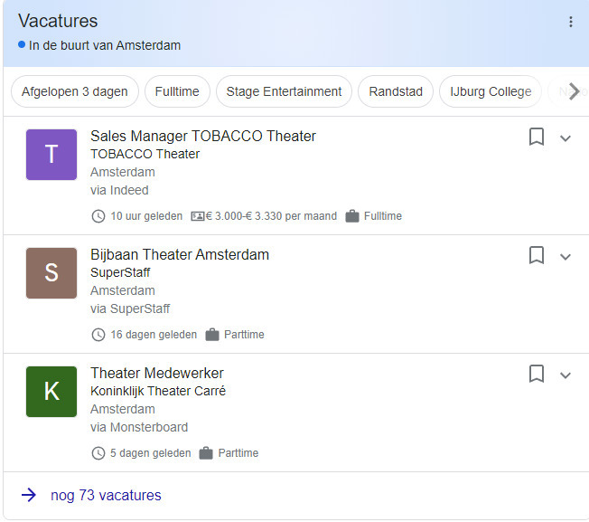 Structured data inzetten voor vacatures