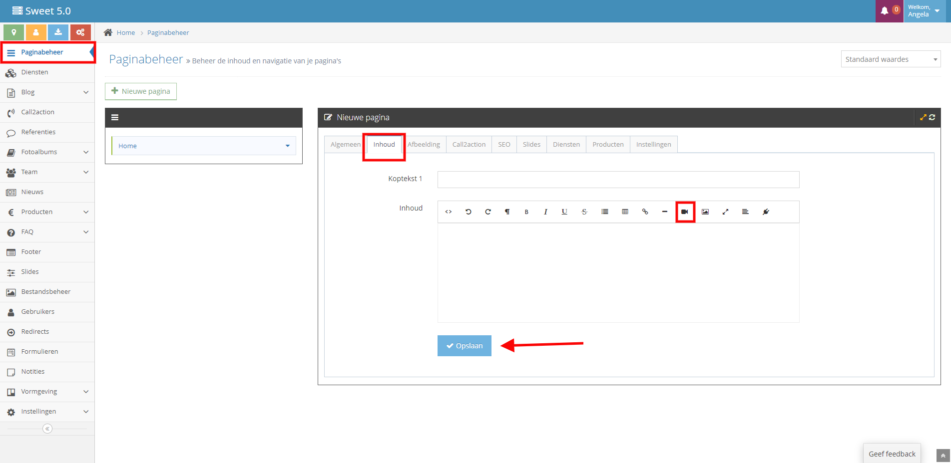 Insluitcode Google Calendar implementeren in CMS
